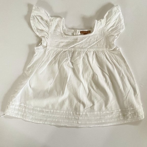 I Love Gorgeous | Shirts & Tops | Nwot Girls Sleeveless Swiss Dot ...